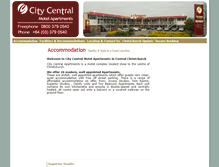 Tablet Screenshot of citycentral.co.nz
